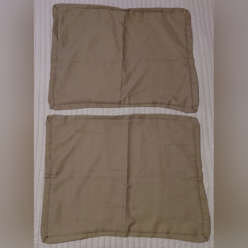 Unbranded Brown Standard Sz Pillow Shams